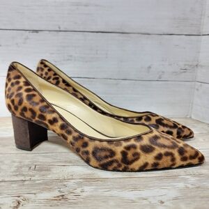 Sarah Flint Perfect Emma Pumps In Leopard Calfhair US W 10